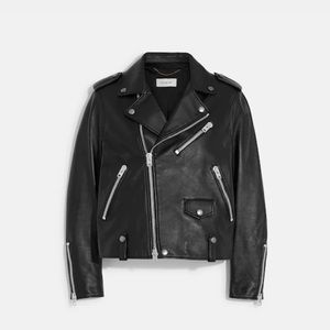 Coach Leather Moto Jacket